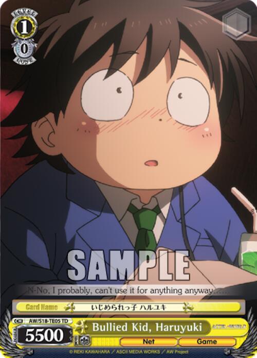Bullied Kid, Haruyuki, Accel World AW/S18-TE05 TD