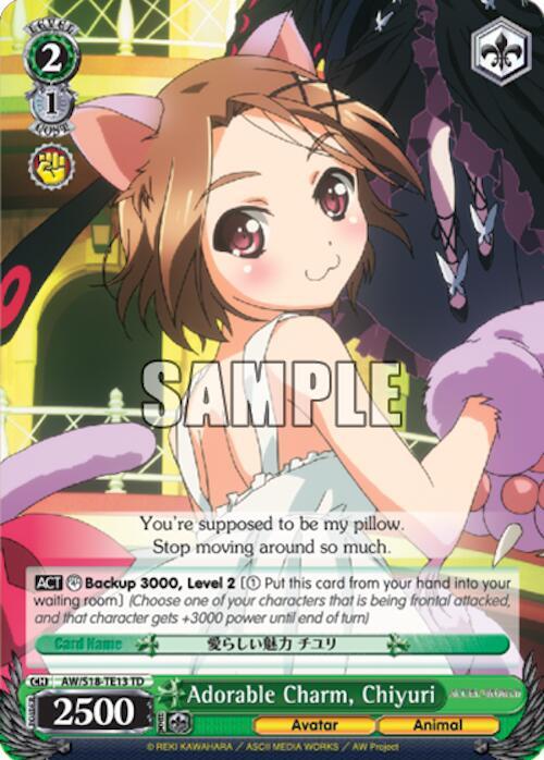 Adorable Charm, Chiyuri, Accel World AW/S18-TE13 TD