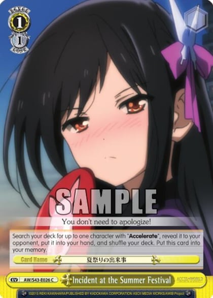Incident at the Summer Festival, Accel World -Infinite Burst- AW/S43-E026 C