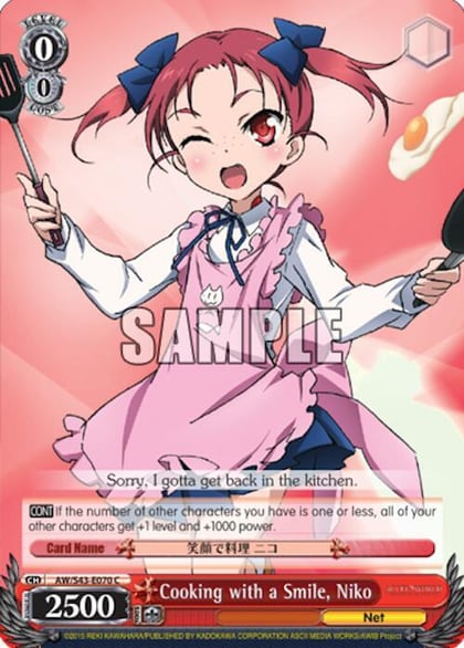 Cooking with a Smile, Niko, Accel World -Infinite Burst- AW/S43-E070 C