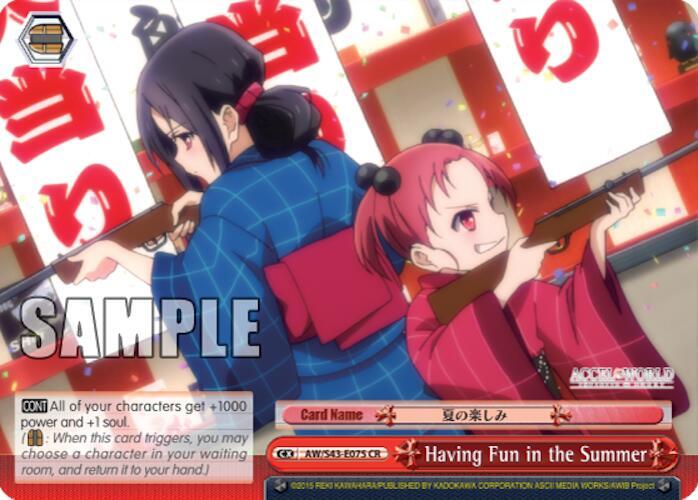 Having Fun in the Summer, Accel World -Infinite Burst- AW/S43-E075 CR