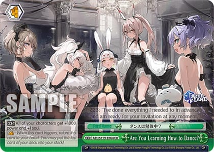 Are You Learning How to Dance?, Azur Lane Vol. 2 AZL/S119-E064 CR