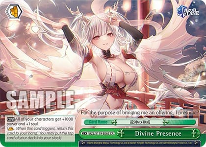 Divine Presence, Azur Lane Vol. 2 AZL/S119-E065 CR