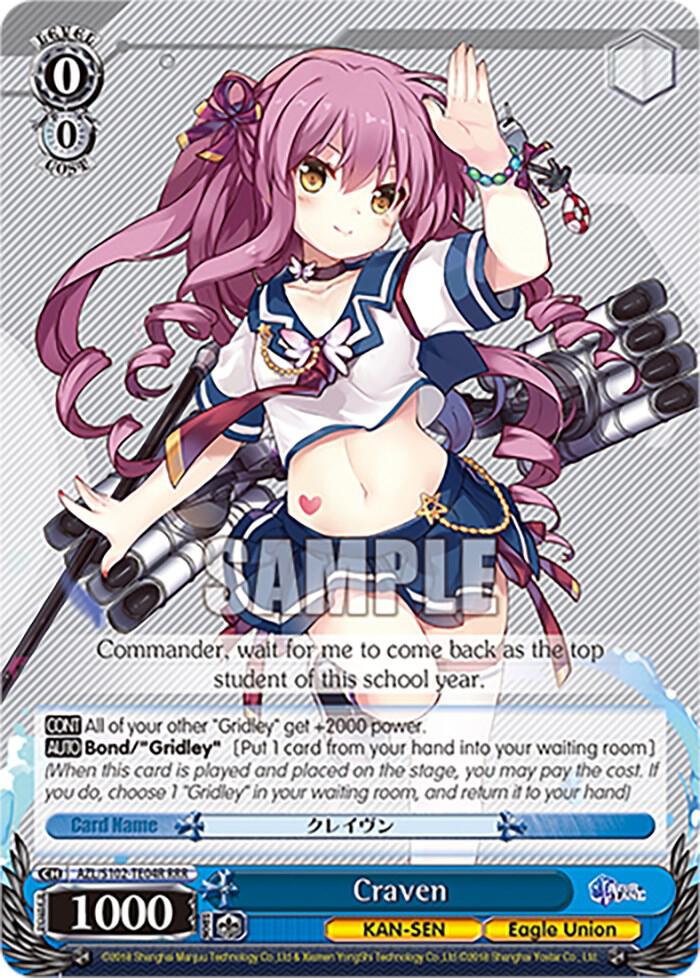 Craven (RRR), Azur Lane AZL/S102-TE04R RRR