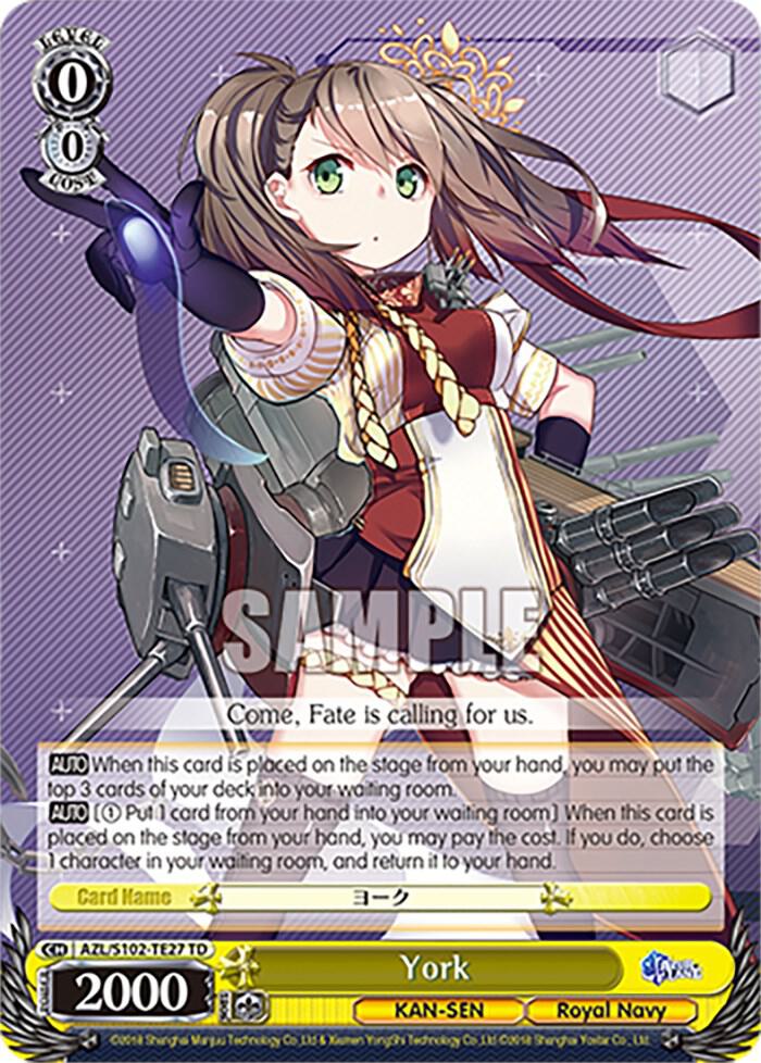 York, Azur Lane AZL/S102-TE27 TD