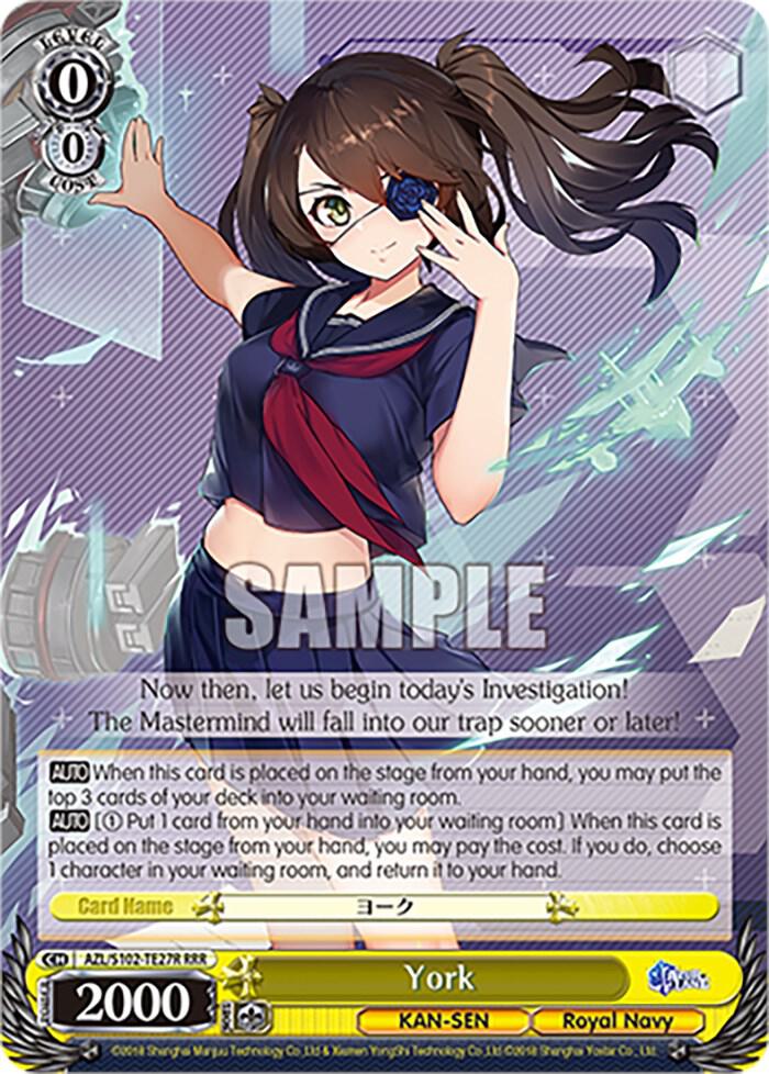 York (RRR), Azur Lane AZL/S102-TE27R RRR