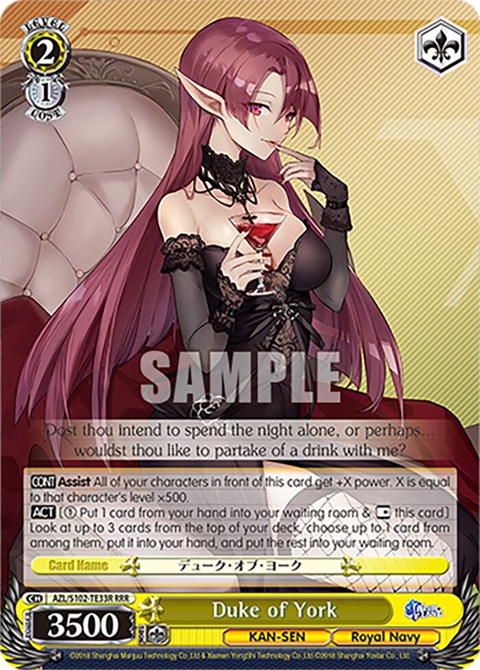 Duke of York (RRR), Azur Lane AZL/S102-TE33R RRR