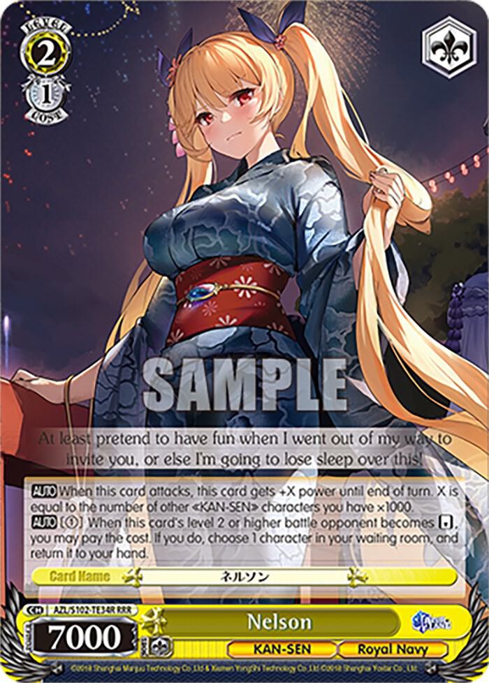 Nelson (RRR), Azur Lane AZL/S102-TE34R RRR