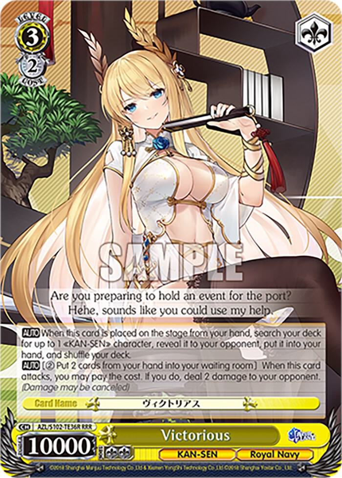 Victorious (RRR), Azur Lane AZL/S102-TE36R RRR