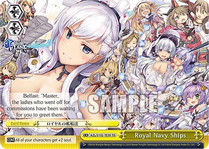 Royal Navy Ships, Azur Lane AZL/S102-TE38 TD
