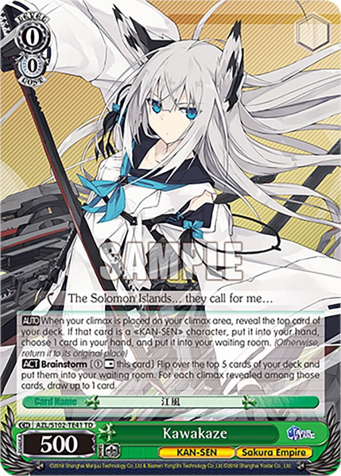Kawakaze, Azur Lane AZL/S102-TE41 TD