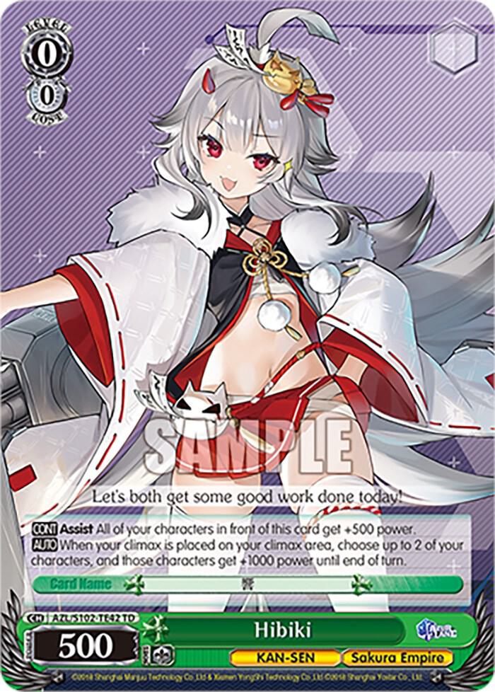 Hibiki, Azur Lane AZL/S102-TE42 TD