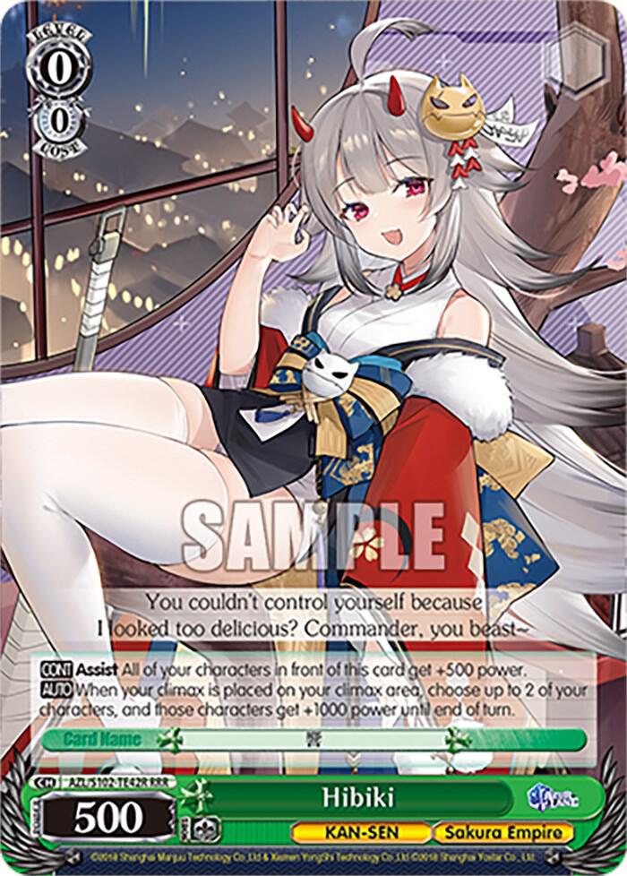 Hibiki (RRR), Azur Lane AZL/S102-TE42R RRR