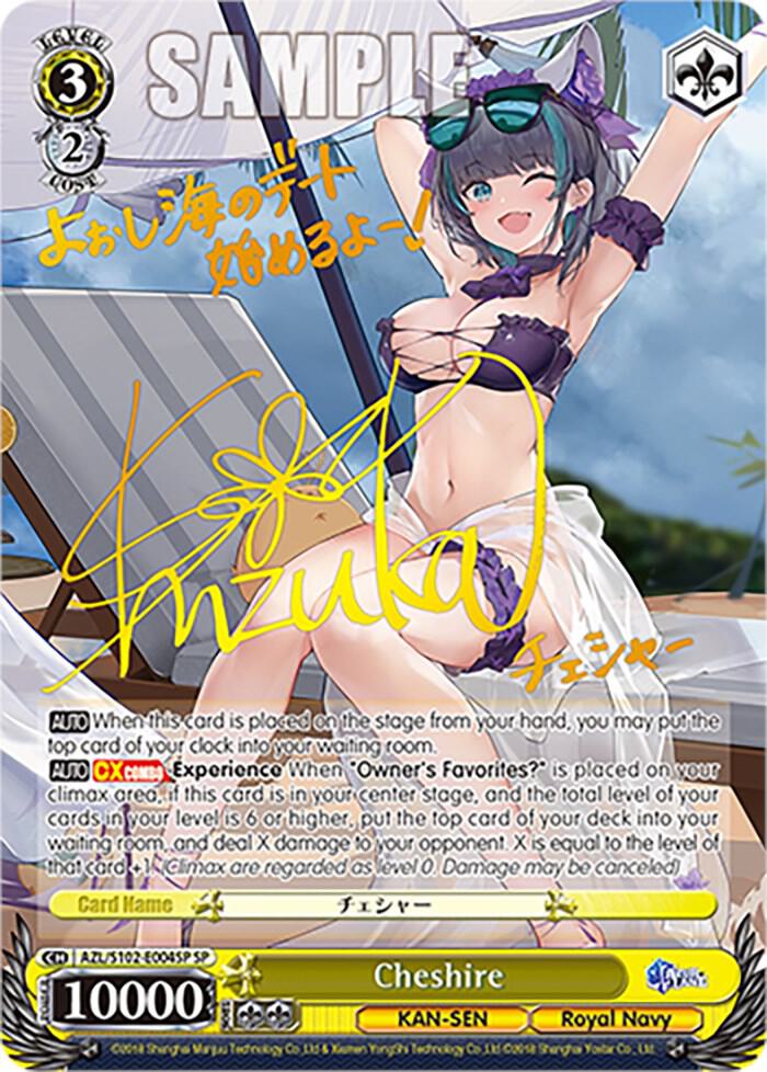 Cheshire (SP) (Gold Signature), Azur Lane AZL/S102-E004SP SP