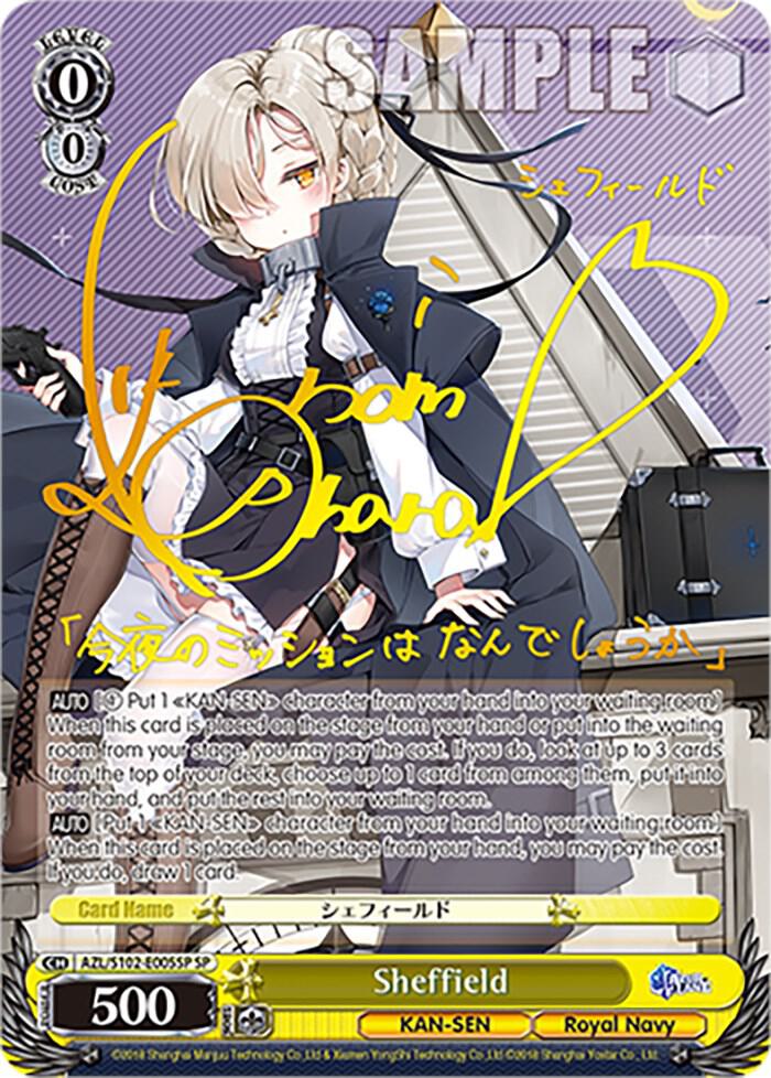 Sheffield (SP) (Gold Signature), Azur Lane AZL/S102-E005SP SP