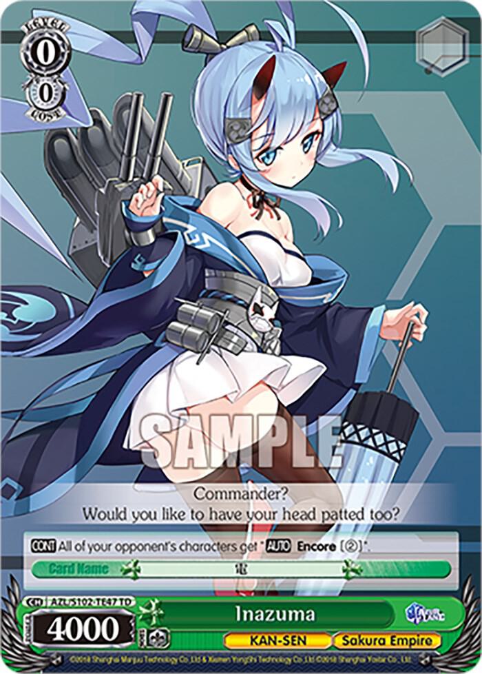 Inazuma, Azur Lane AZL/S102-TE47 TD