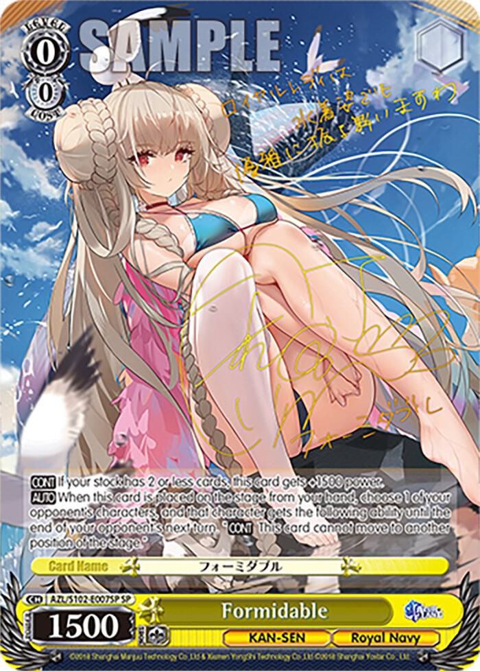 Formidable (SP) (Gold Signature), Azur Lane AZL/S102-E007SP SP