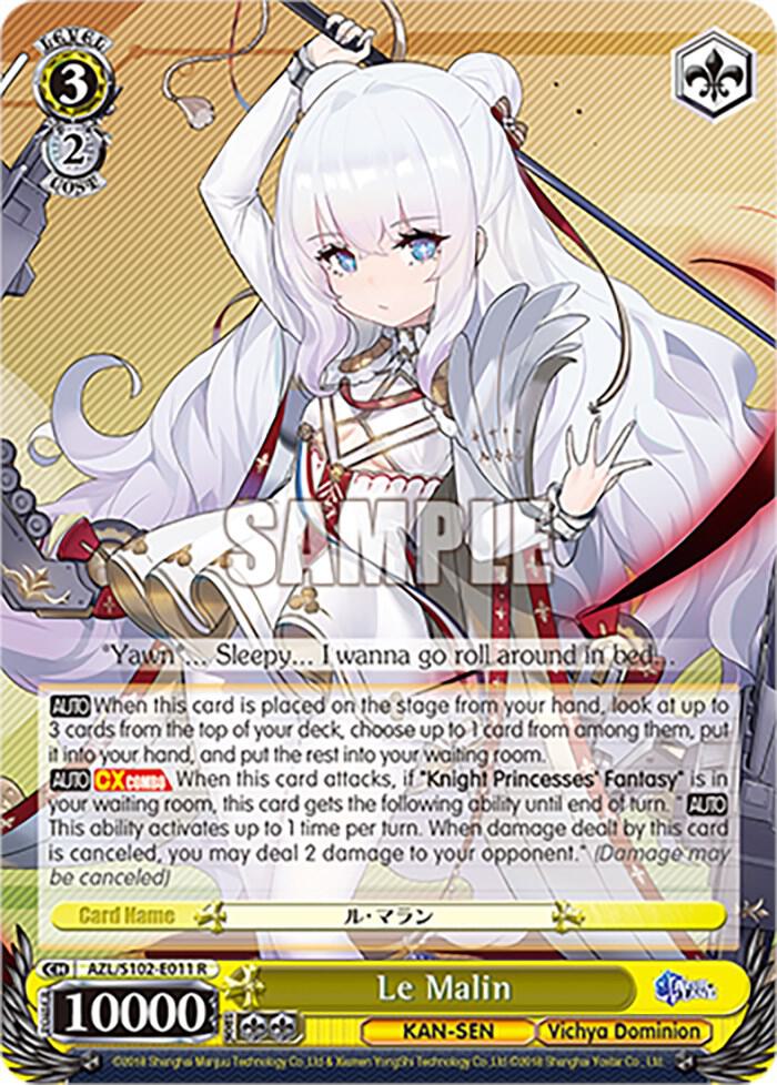 Le Malin, Azur Lane AZL/S102-E011 R