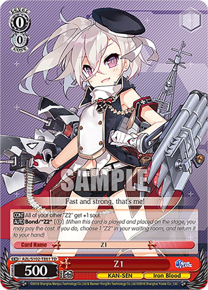 Z1, Azur Lane AZL/S102-TE61 TD