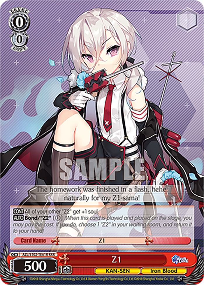 Z1 (RRR), Azur Lane AZL/S102-TE61R RRR