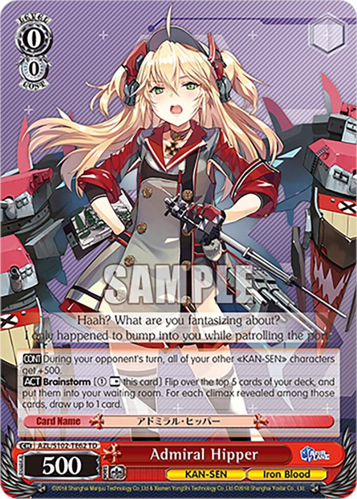 Admiral Hipper, Azur Lane AZL/S102-TE62 TD