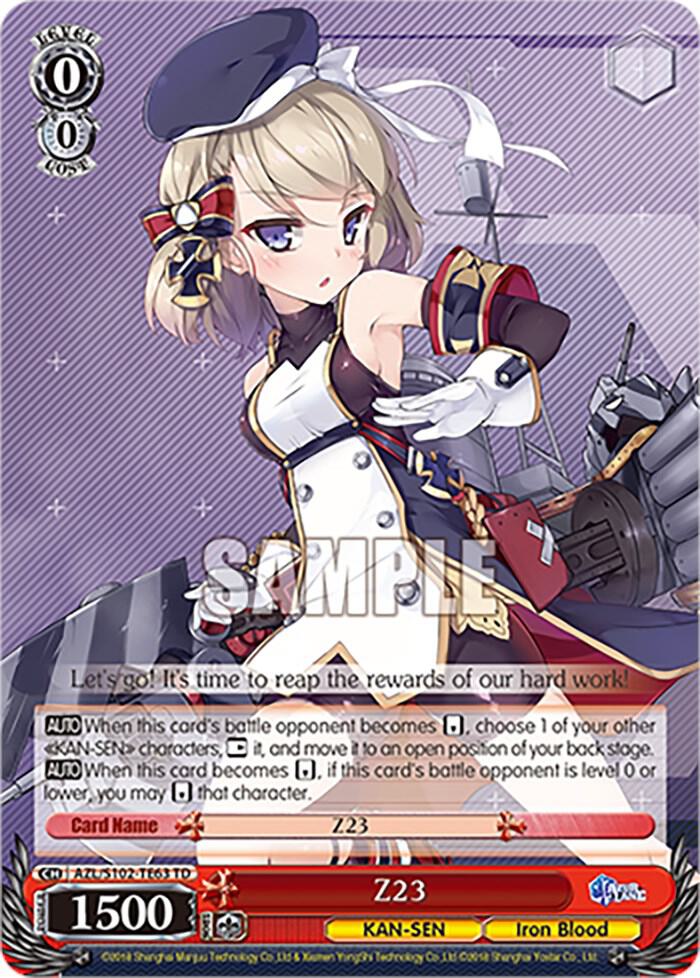 Z23, Azur Lane AZL/S102-TE63 TD