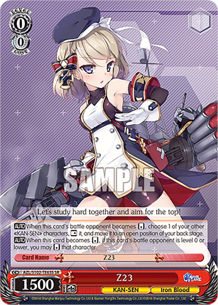 Z23 (SR), Azur Lane AZL/S102-TE63S SR