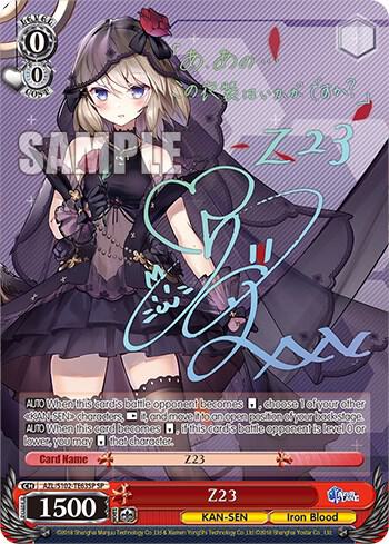 Z23 (SP) (Gold Signature), Azur Lane AZL/S102-TE63SP SP
