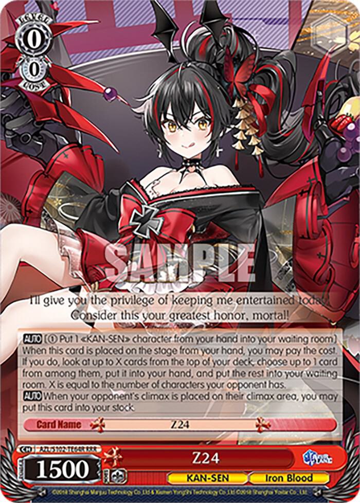 Z24 (RRR), Azur Lane AZL/S102-TE64R RRR