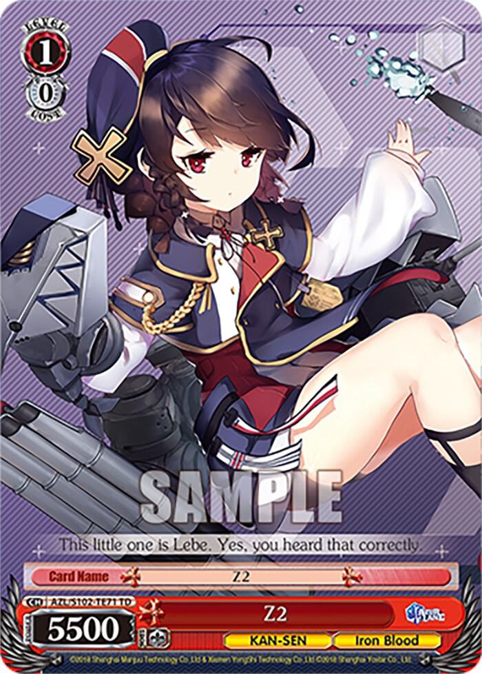 Z2, Azur Lane AZL/S102-TE71 TD