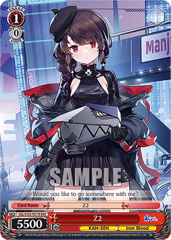 Z2 (RRR), Azur Lane AZL/S102-TE71R RRR