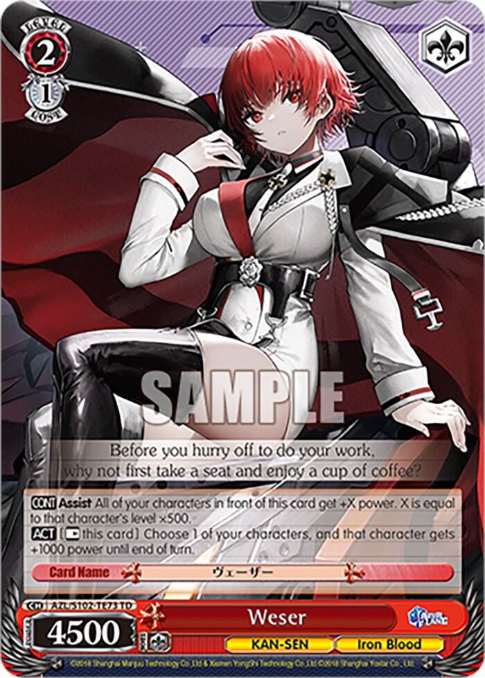 Weser, Azur Lane AZL/S102-TE73 TD