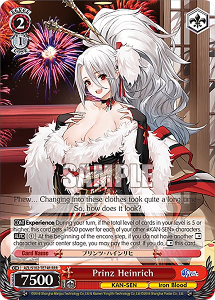 Prinz Heinrich (RRR), Azur Lane AZL/S102-TE74R RRR
