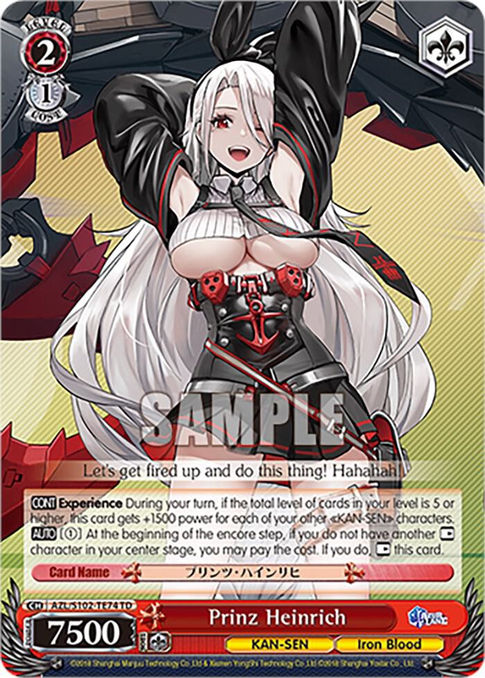 Prinz Heinrich, Azur Lane AZL/S102-TE74 TD
