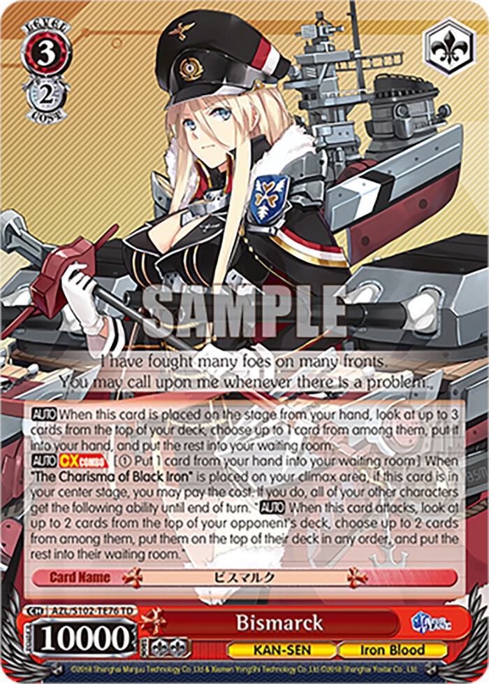 Bismarck, Azur Lane AZL/S102-TE76 TD