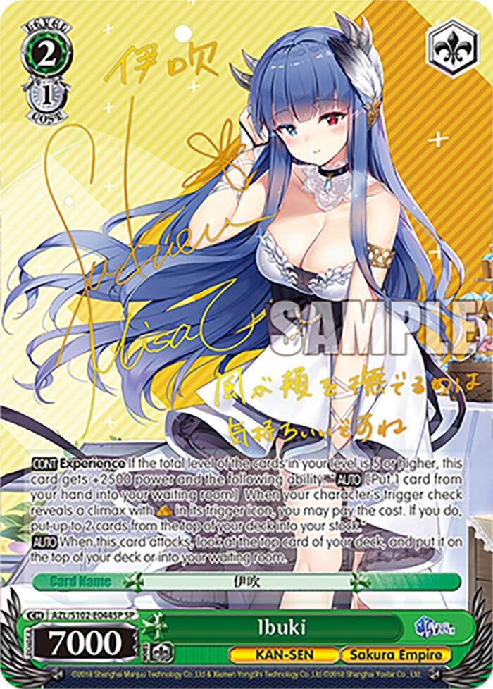 Ibuki (SP) (Gold Signature), Azur Lane AZL/S102-E044SP SP