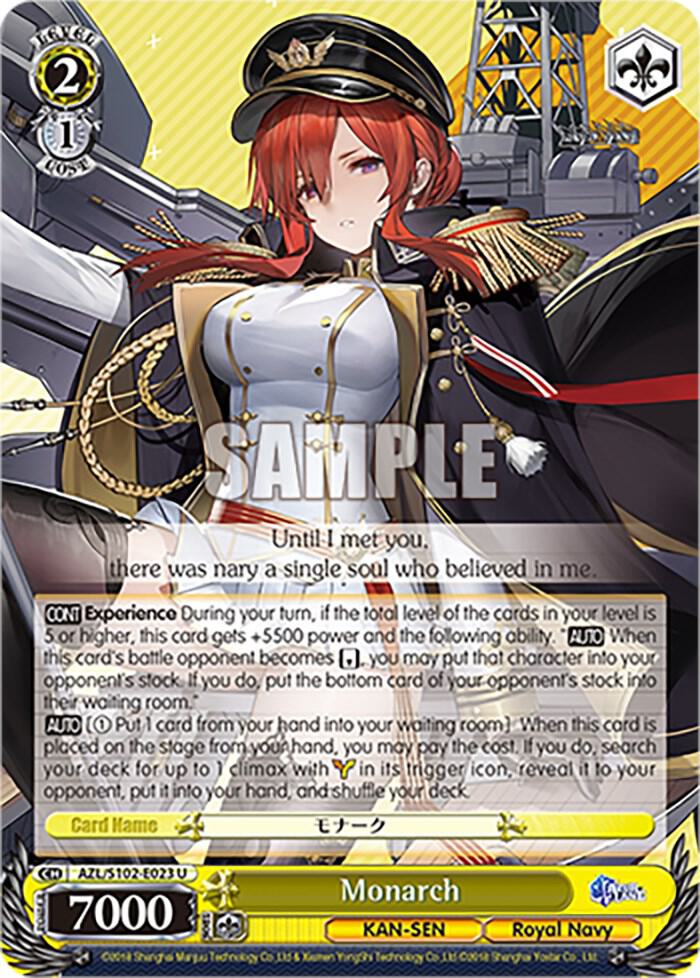 Monarch, Azur Lane AZL/S102-E023 U