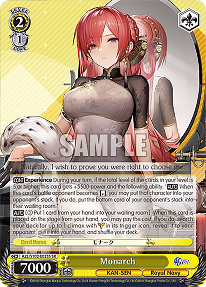 Monarch (SR), Azur Lane AZL/S102-E023S SR