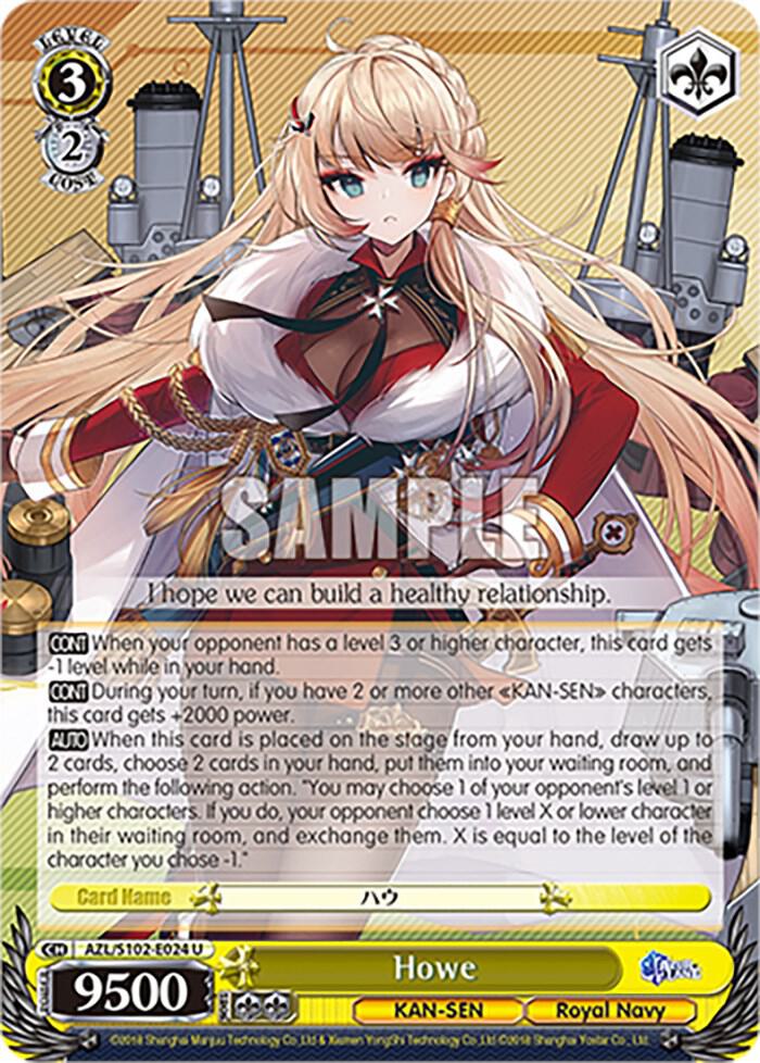 Howe, Azur Lane AZL/S102-E024 U