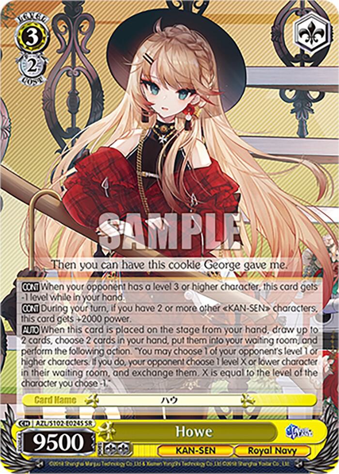 Howe (SR), Azur Lane AZL/S102-E024S SR