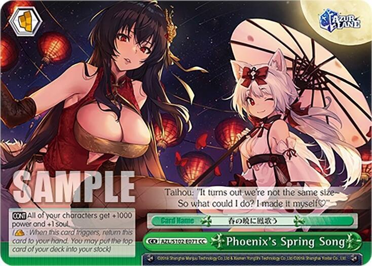 Phoenix's Spring Song, Azur Lane AZL/S102-E071 CC