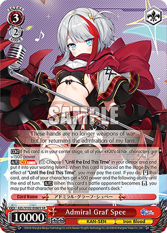 Admiral Graf Spee (SR), Azur Lane AZL/S102-E080S SR