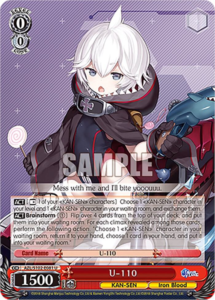 U-110, Azur Lane AZL/S102-E081 U