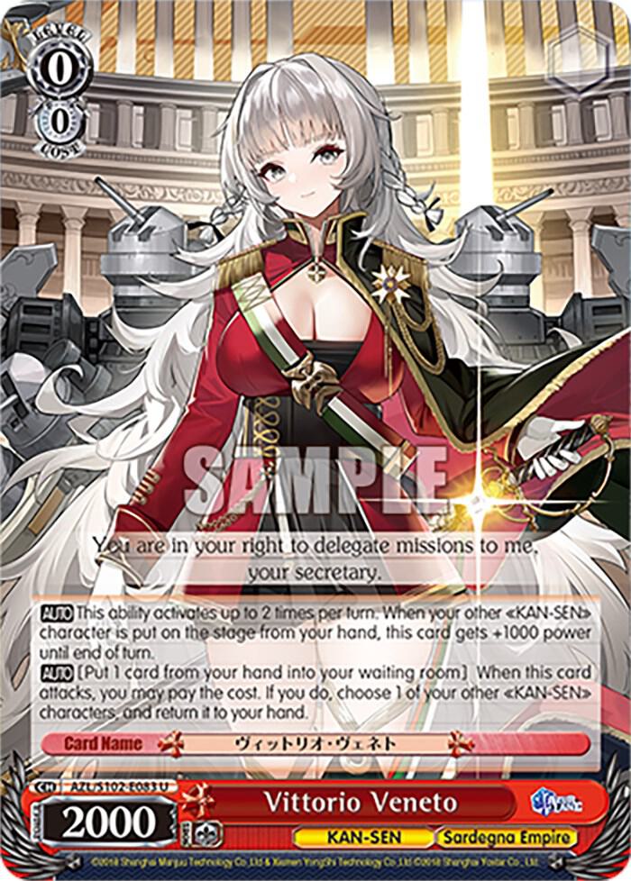 Vittorio Veneto, Azur Lane AZL/S102-E083 U
