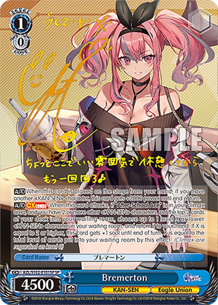 Bremerton (SP) (Gold Signature), Azur Lane AZL/S102-E101SP SP