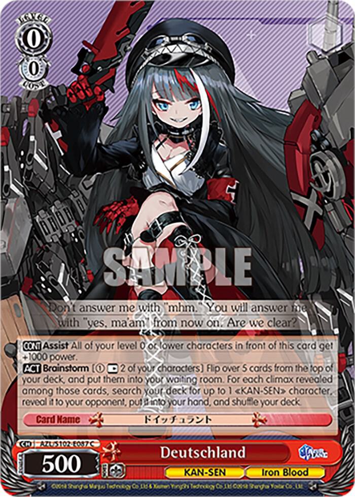 Deutschland, Azur Lane AZL/S102-E087 C