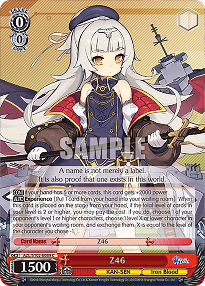 Z46, Azur Lane AZL/S102-E089 C