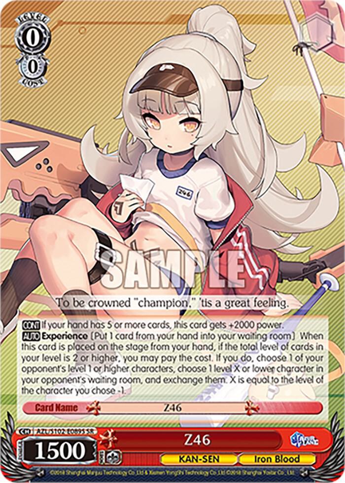 Z46 (SR), Azur Lane AZL/S102-E089S SR
