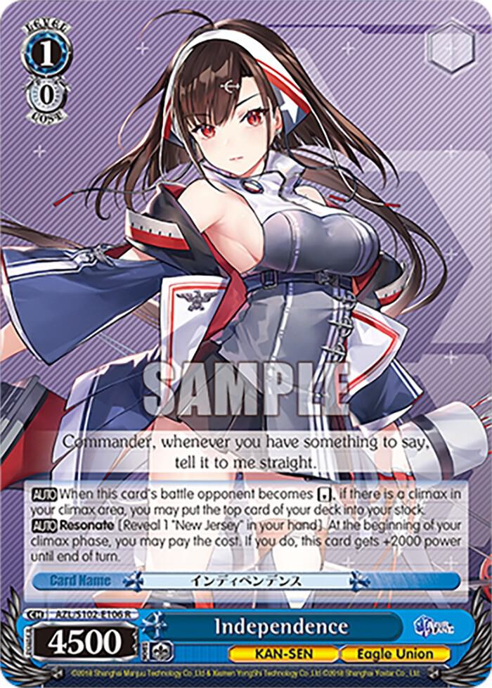 Independence, Azur Lane AZL/S102-E106 R