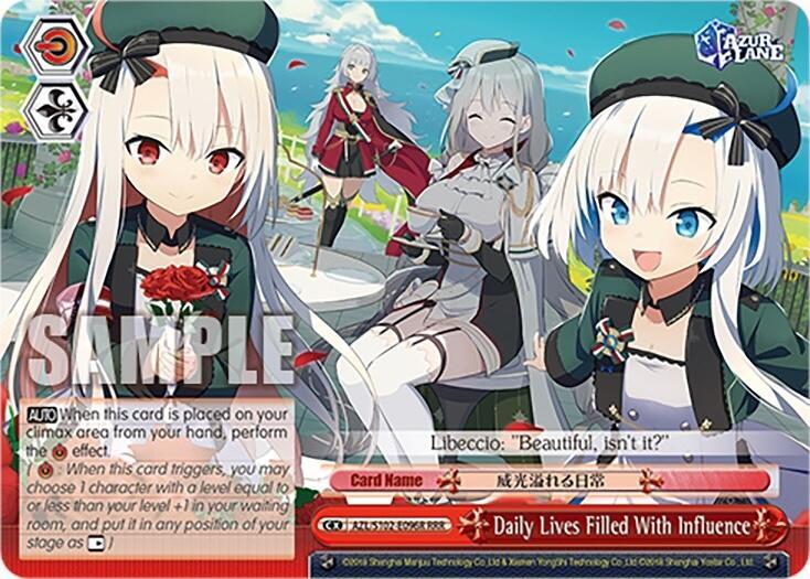 Daily Lives Filled With Influence (RRR), Azur Lane AZL/S102-E096R RRR